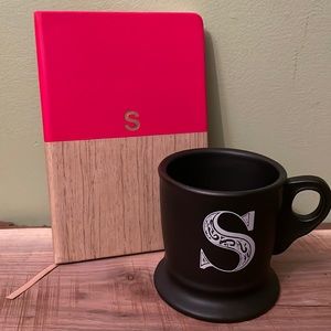 Great “S” coffee and journal set.